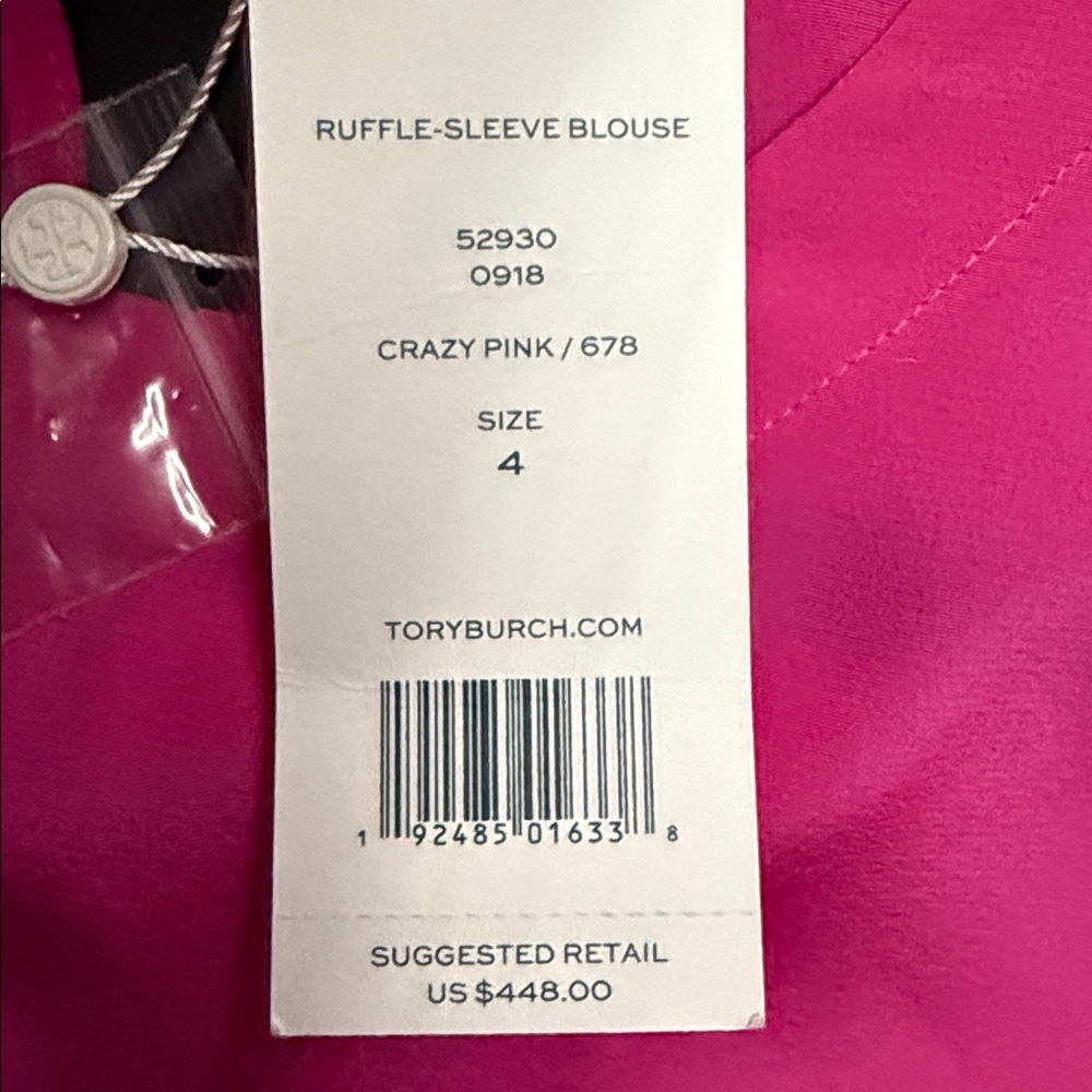 Tory Burch Fuchsia Blouse - Picture 8 of 10